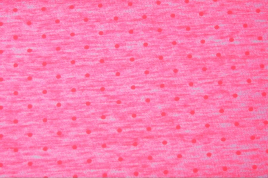 10cm Sport- und Bademodenelastik "dots" pink auf pink (Grundpreis € 39,00/m)